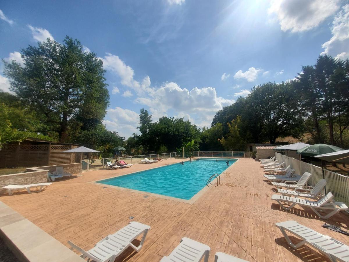 Camping Nature Le Valenty Mobil-Home-Dordogne Panoramique Clim Piscine Soturac Esterno foto