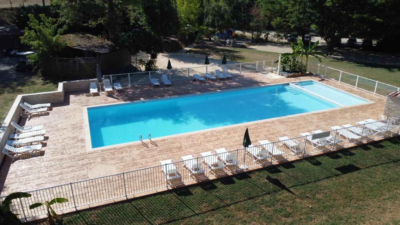 Camping Nature Le Valenty Mobil-Home-Dordogne Panoramique Clim Piscine Soturac Esterno foto