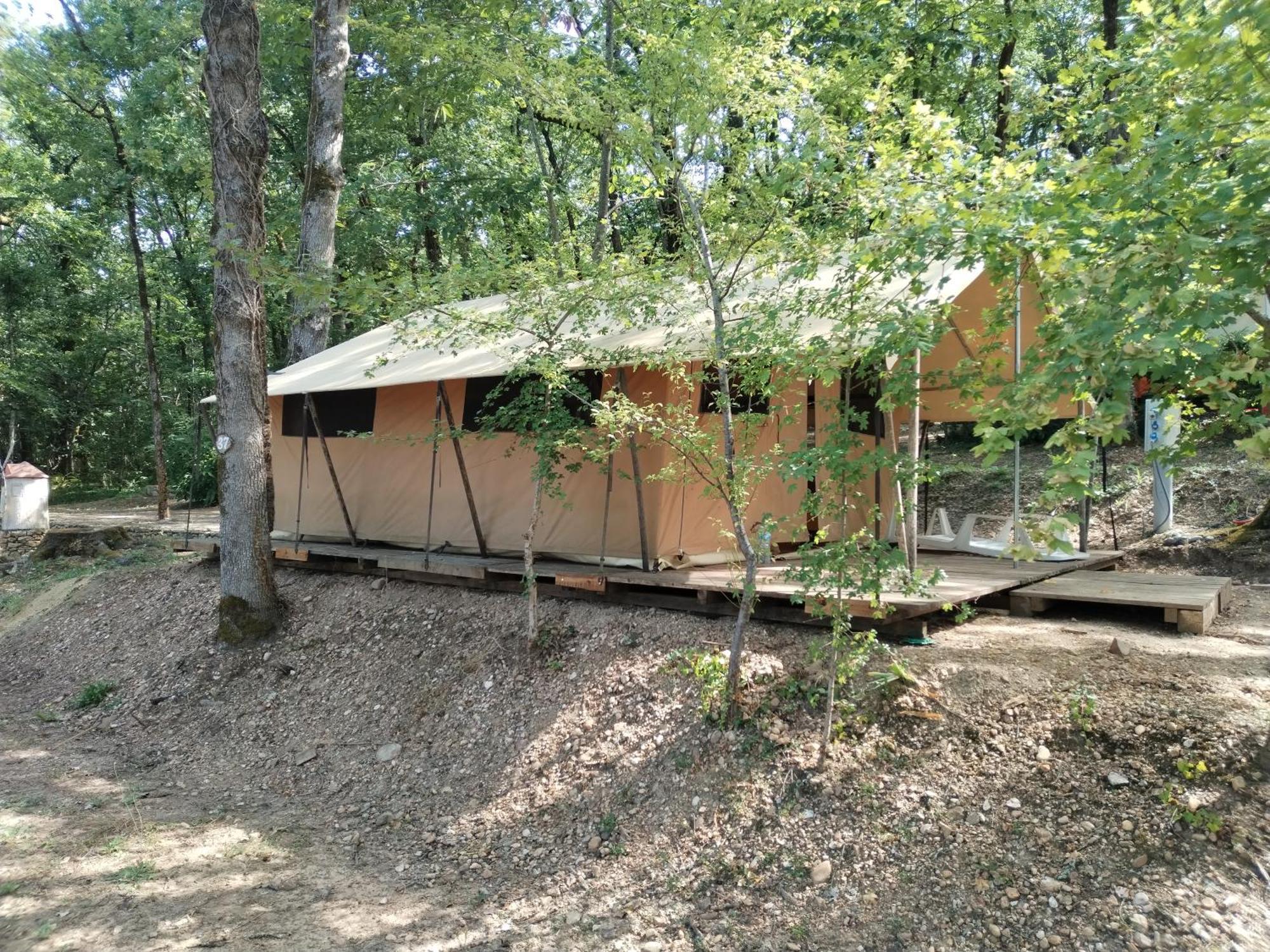 Camping Nature Le Valenty Mobil-Home-Dordogne Panoramique Clim Piscine Soturac Esterno foto
