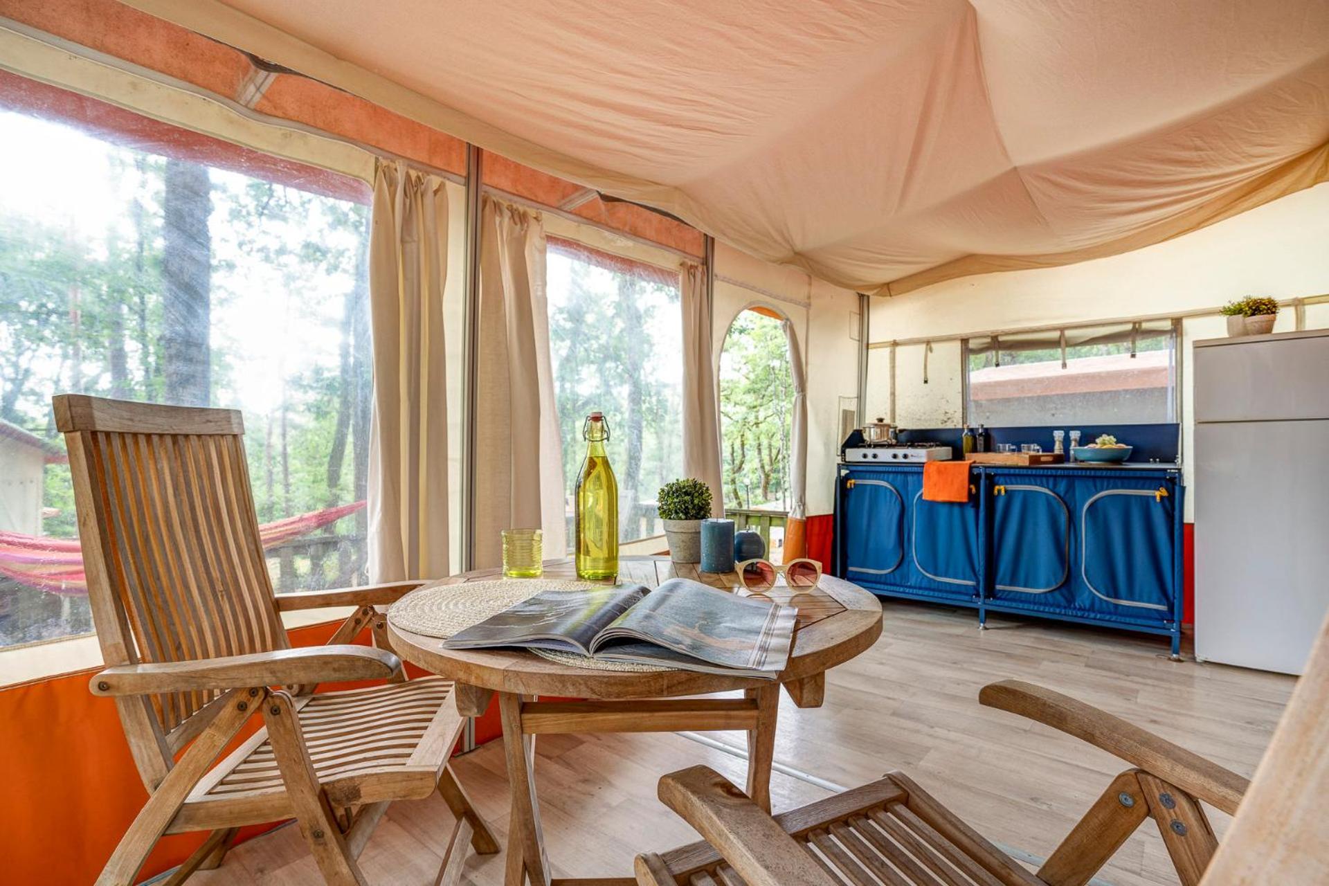 Camping Nature Le Valenty Mobil-Home-Dordogne Panoramique Clim Piscine Soturac Esterno foto