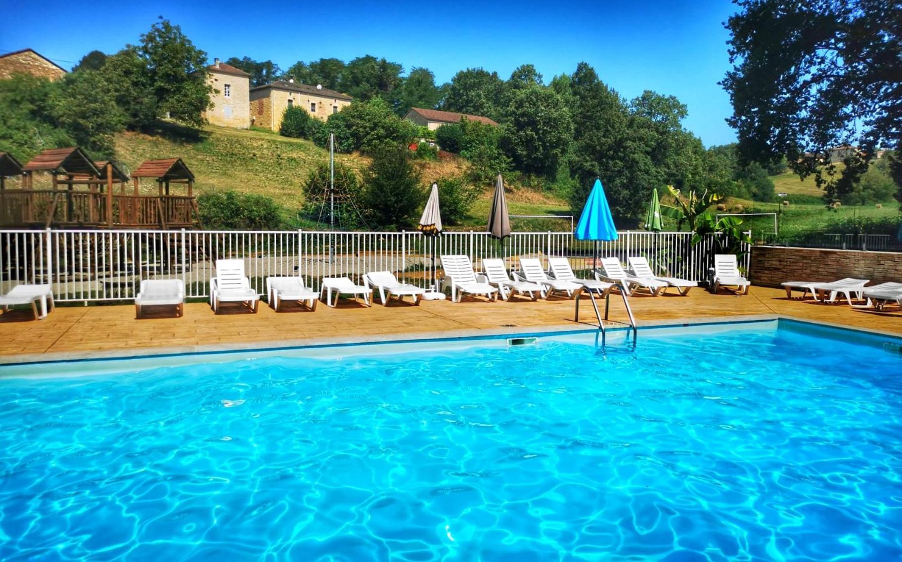 Camping Nature Le Valenty Mobil-Home-Dordogne Panoramique Clim Piscine Soturac Esterno foto